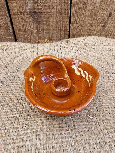 Studio pottery chamberstick