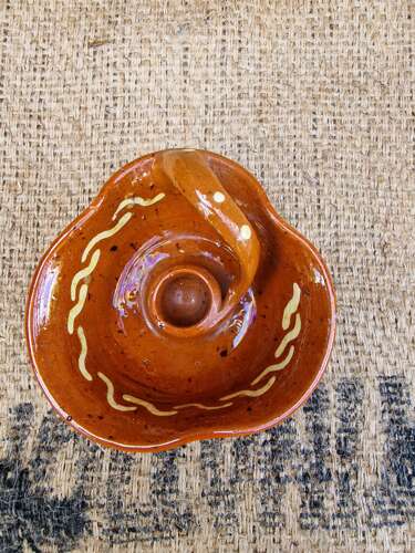 Studio pottery chamberstick