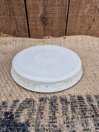 Studio pottery dip or egg plate