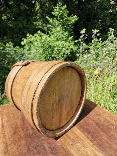 Antique pine pail