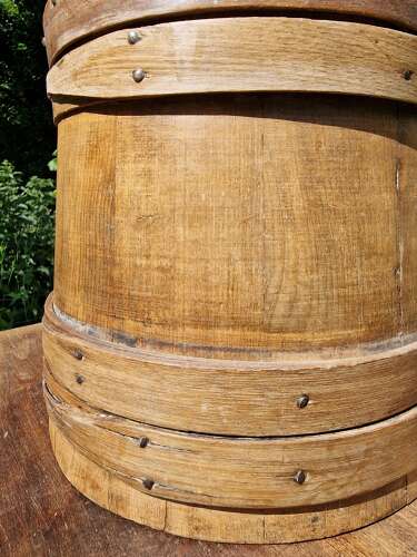 Antique pine pail
