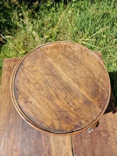 Antique pine pail