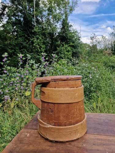 Antique pine Firkin