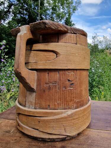 Antique pine Firkin