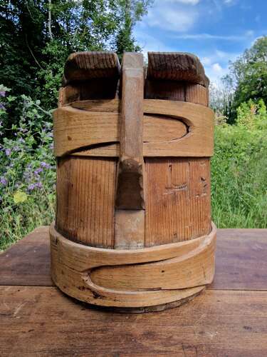Antique pine Firkin