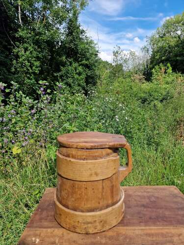 Antique pine Firkin