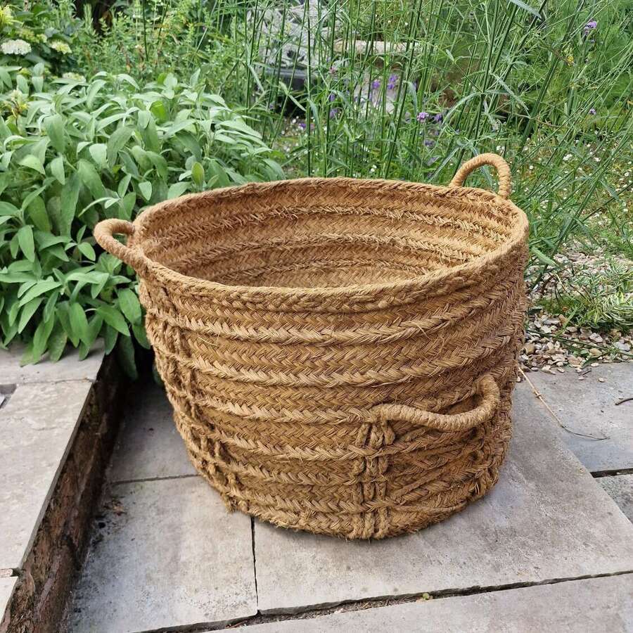 Spanish olive picking basket