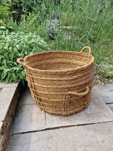 Spanish olive picking basket