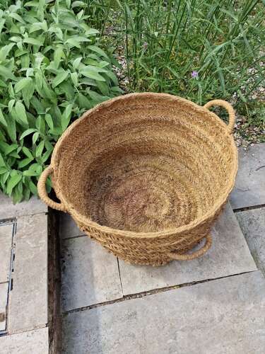 Spanish olive picking basket