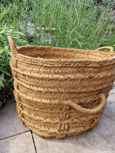 Spanish olive picking basket