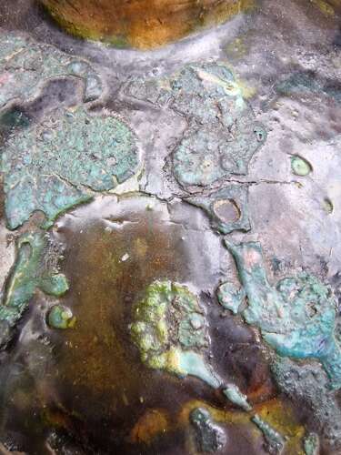 Green glazed pot