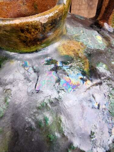 Green glazed pot