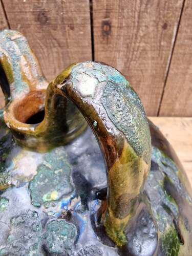 Green glazed pot
