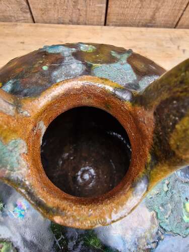 Green glazed pot