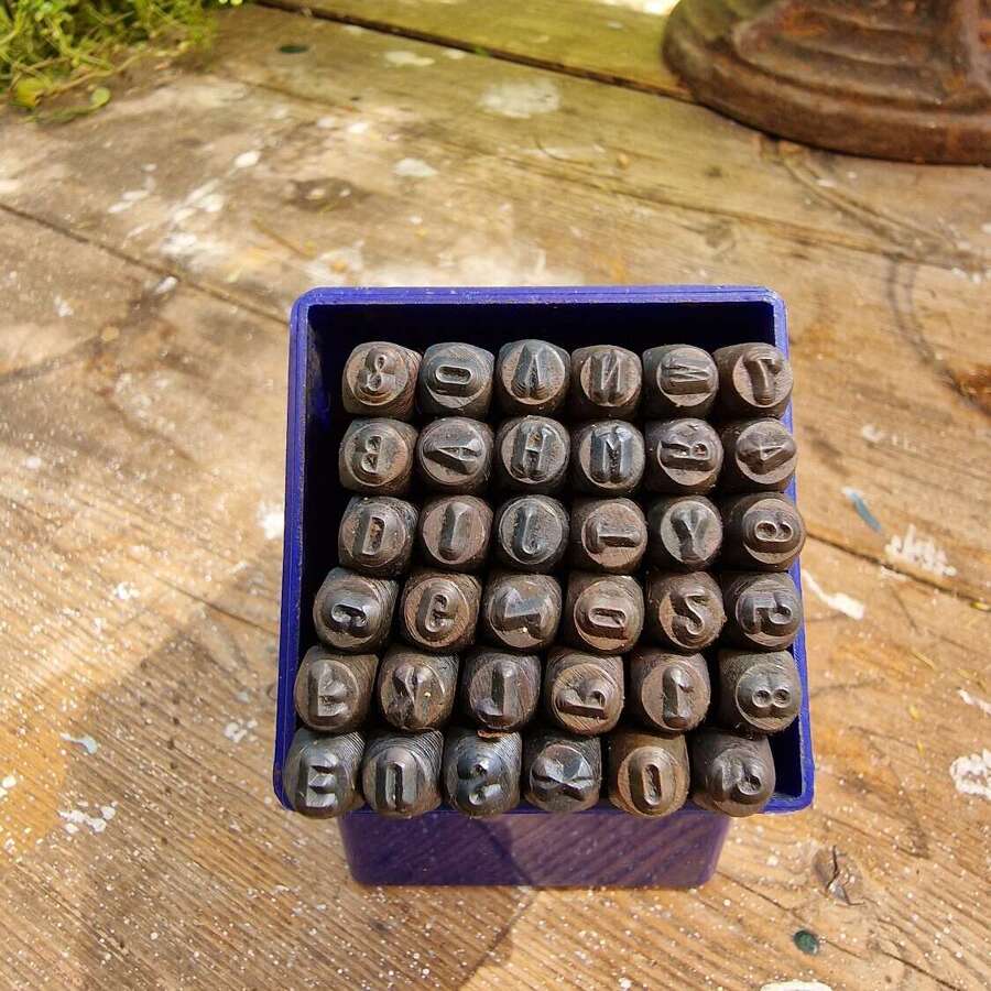 Letter punches