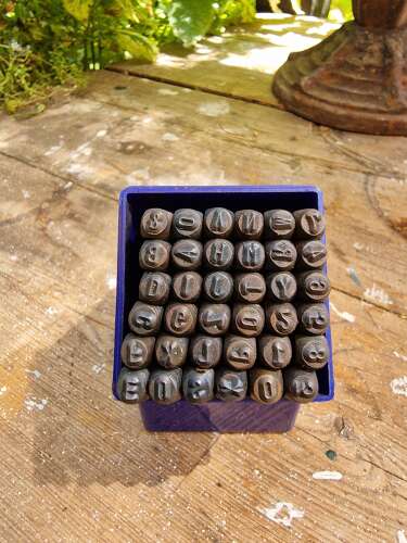 Letter punches