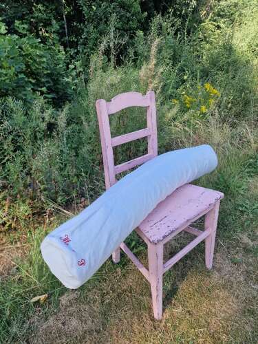 French linen bolster cushion