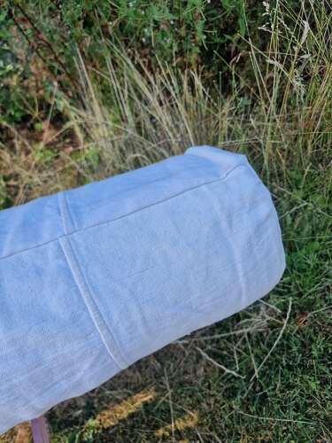 French linen bolster cushion