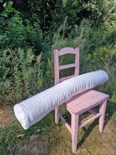 French linen bolster cushion