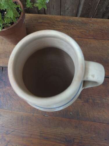 Rustic clay jug