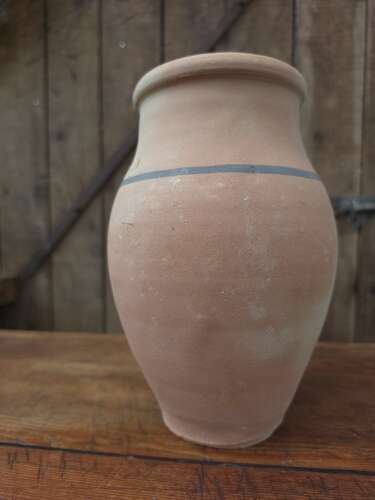 Rustic clay jug