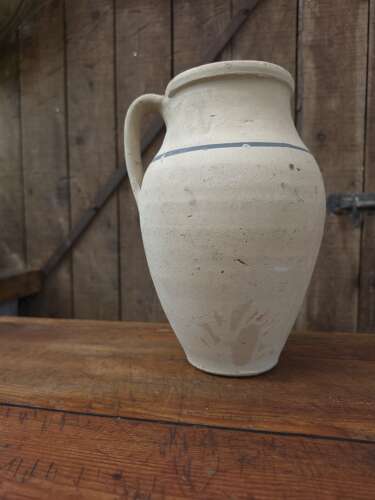 Rustic clay jug