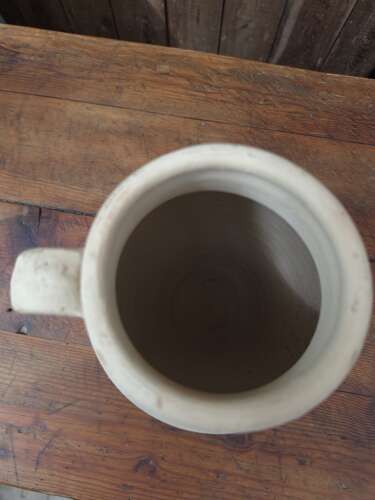 Rustic clay jug