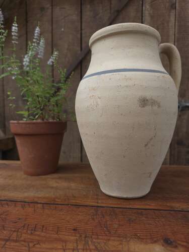 Rustic clay jug