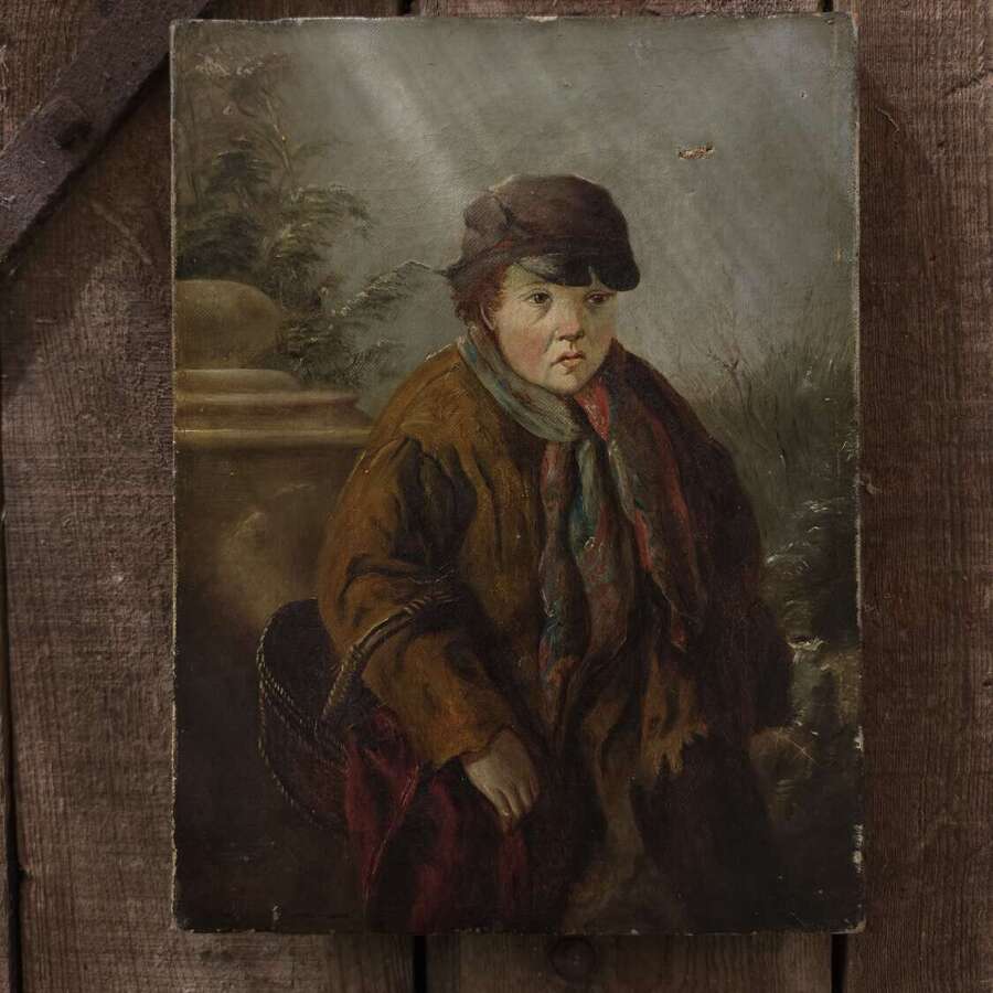 Victorian oil portrait dated 1862