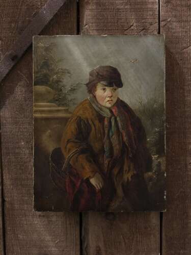 Victorian oil portrait dated 1862