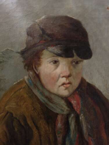 Victorian oil portrait dated 1862