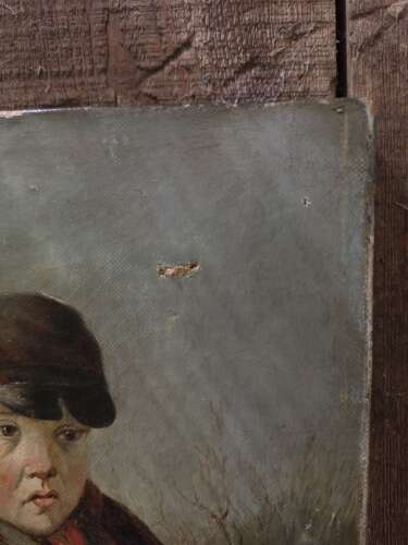 Victorian oil portrait dated 1862