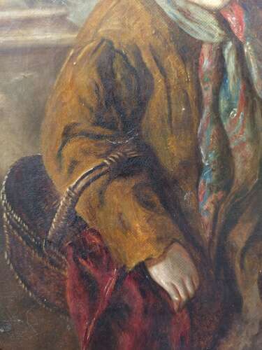 Victorian oil portrait dated 1862