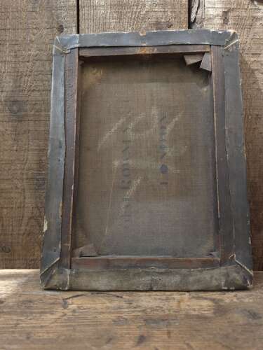 Victorian oil portrait dated 1862