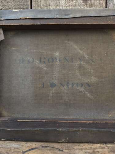 Victorian oil portrait dated 1862