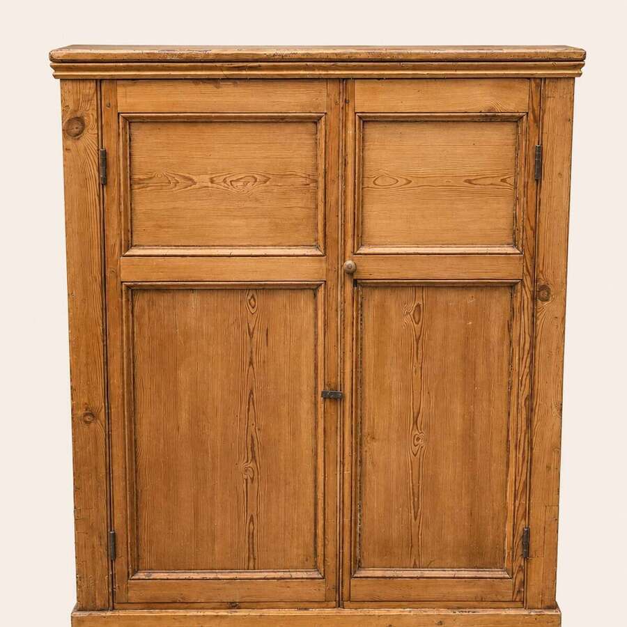 Victorian pine cupboard