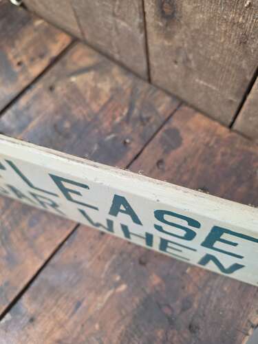 Vintage Royal Navy Association “Shipmates” wooden sign