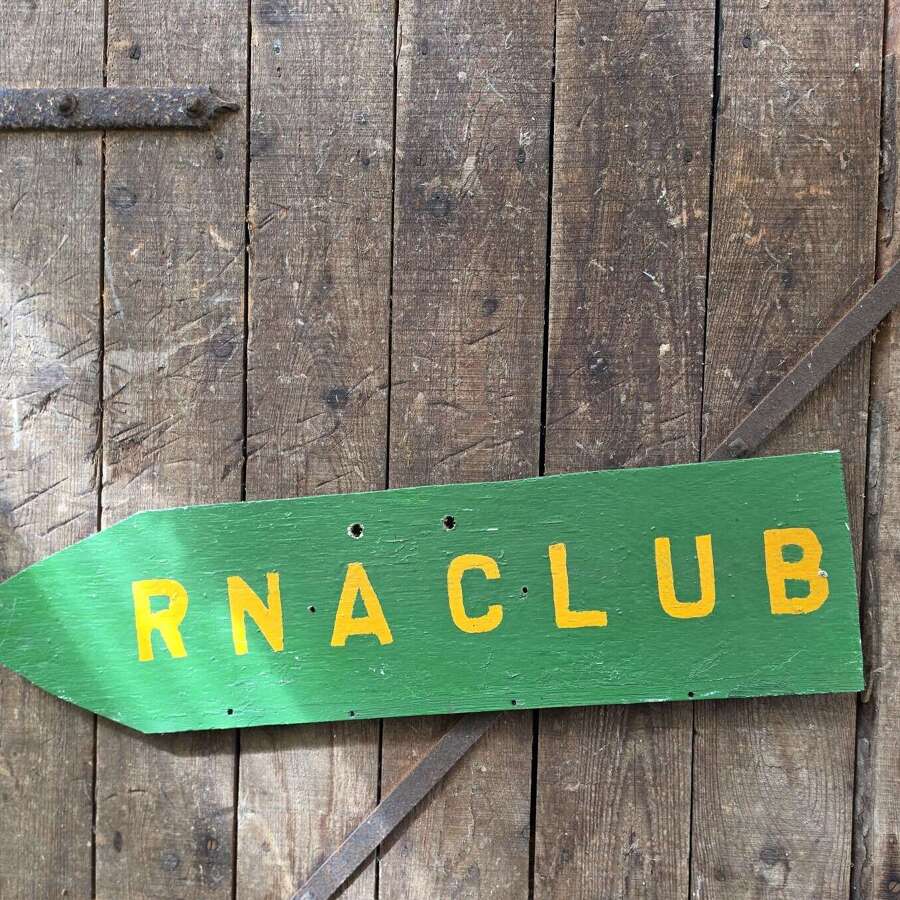Royal Naval Association Club sign