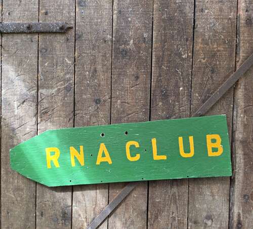 Royal Naval Association Club sign