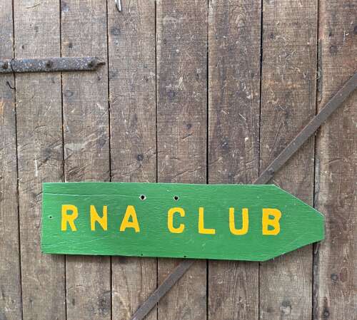 Royal Naval Association Club sign
