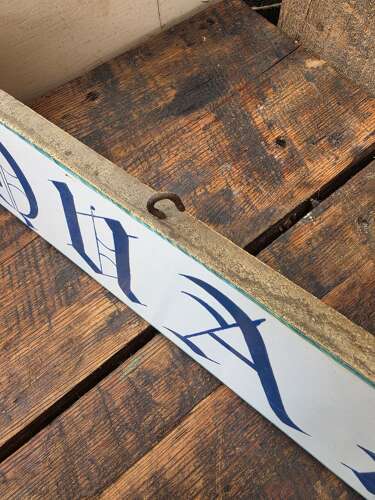Vintage Royal Naval Association “Quarterdeck” wooden sign