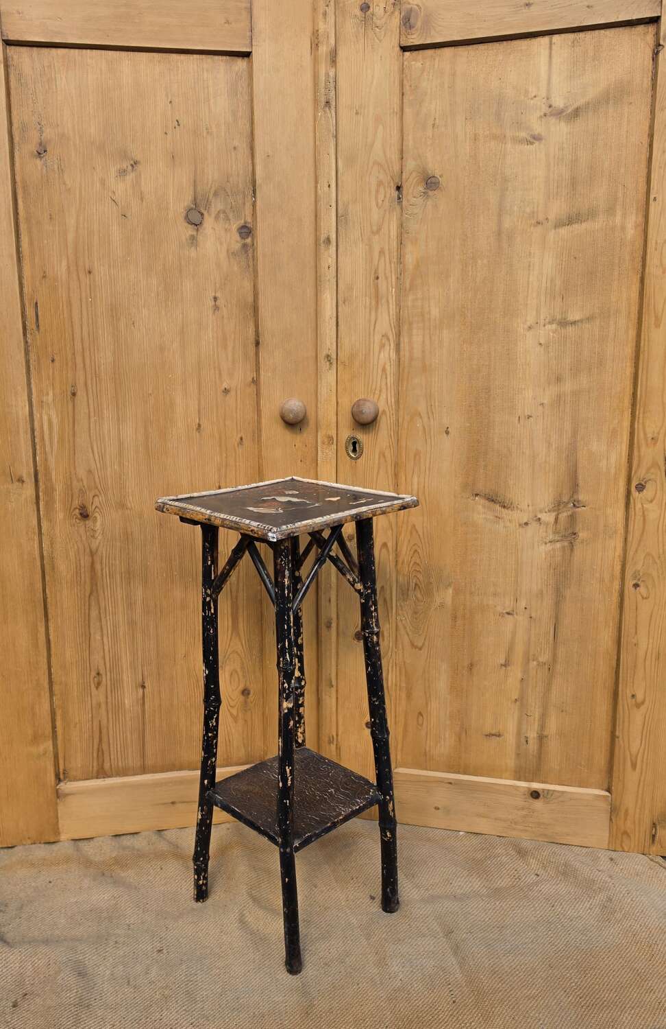 Vintage Chinese bamboo occasional table