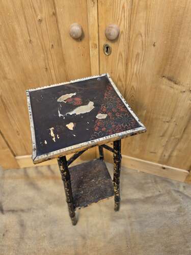 Vintage Chinese bamboo occasional table