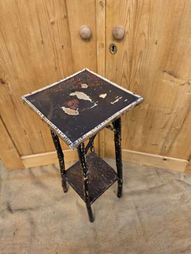 Vintage Chinese bamboo occasional table
