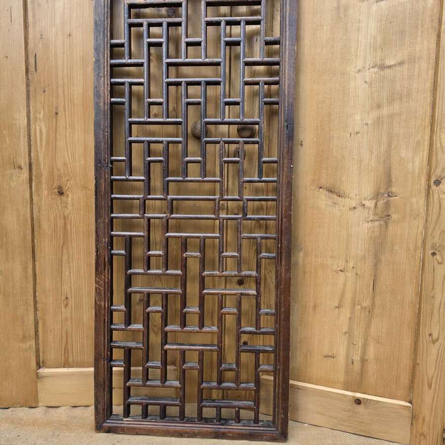 Chinese fretwork panel