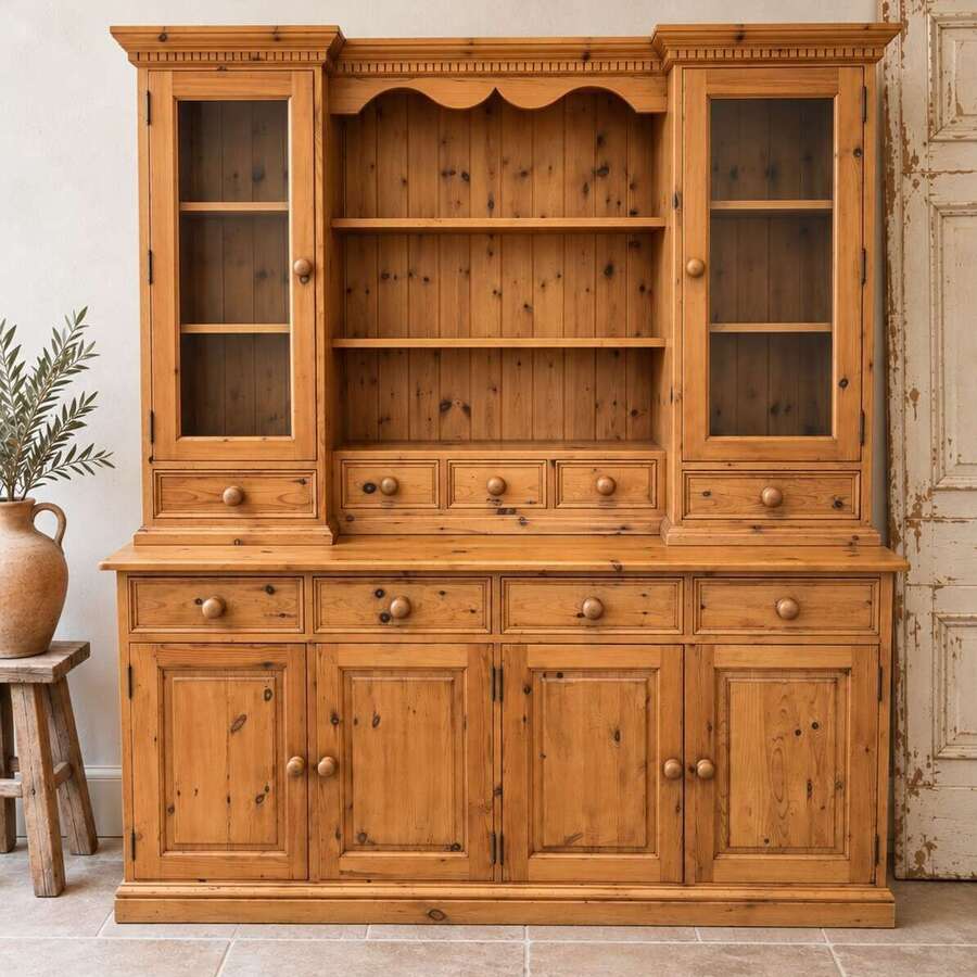 Large pine dresser