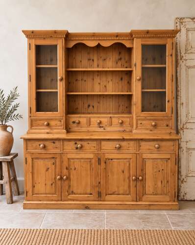 Large pine dresser