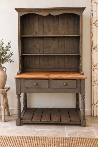 Painted pine dresser