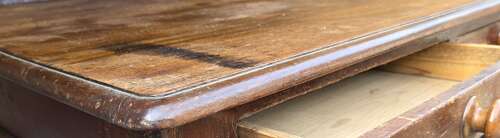 Victorian pine desk